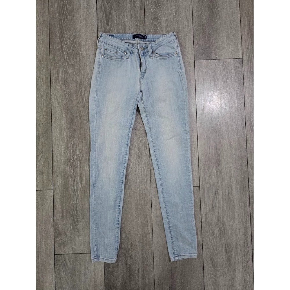 Levi's 535 Legging Jeans Light Wash Juniors Size 5M Skinny Stretch Denim Jegging